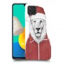 סנטה אריה כיסוי מגן קשיח מעוצב ל Samsung Galaxy M32 יחידה אחת סקרין מובייל