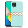 פסים בירוק כיסוי מגן קשיח מעוצב ל Samsung Galaxy M32 יחידה אחת סקרין מובייל