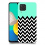 פסים במנטה כיסוי מגן קשיח מעוצב ל Samsung Galaxy M32 יחידה אחת סקרין מובייל
