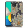 חמניות בשחור כיסוי מגן קשיח מעוצב ל Samsung Galaxy M32 יחידה אחת סקרין מובייל