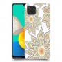 חמניות בלבן כיסוי מגן קשיח מעוצב ל Samsung Galaxy M32 יחידה אחת סקרין מובייל