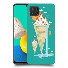 גלידה סאני כיסוי מגן קשיח מעוצב ל Samsung Galaxy M32 יחידה אחת סקרין מובייל