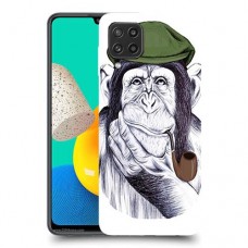 חשיבה קוף כיסוי מגן קשיח מעוצב ל Samsung Galaxy M32 יחידה אחת סקרין מובייל