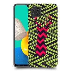 עניבה על גרין כיסוי מגן קשיח מעוצב ל Samsung Galaxy M32 יחידה אחת סקרין מובייל