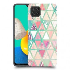 משולשים כיסוי מגן קשיח מעוצב ל Samsung Galaxy M32 יחידה אחת סקרין מובייל