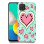 אבטיח אהבה כיסוי מגן קשיח מעוצב ל Samsung Galaxy M32 יחידה אחת סקרין מובייל