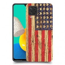 עץ ארצות הברית כיסוי מגן קשיח מעוצב ל Samsung Galaxy M32 יחידה אחת סקרין מובייל