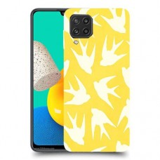 צהוב ציפור החיים כיסוי מגן קשיח מעוצב ל Samsung Galaxy M32 יחידה אחת סקרין מובייל