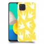צהוב ציפור החיים כיסוי מגן קשיח מעוצב ל Samsung Galaxy M32 יחידה אחת סקרין מובייל