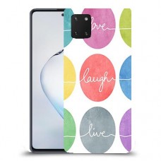 אהבה צחוק חיים כיסוי מגן קשיח מעוצב ל Samsung Galaxy Note10 Lite יחידה אחת סקרין מובייל