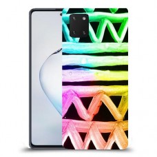 ניאון גיאומטריה כיסוי מגן קשיח מעוצב ל Samsung Galaxy Note10 Lite יחידה אחת סקרין מובייל