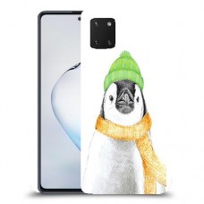 פינגווין בקור כיסוי מגן קשיח מעוצב ל Samsung Galaxy Note10 Lite יחידה אחת סקרין מובייל