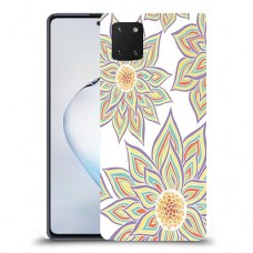 חמניות בלבן כיסוי מגן קשיח מעוצב ל Samsung Galaxy Note10 Lite יחידה אחת סקרין מובייל