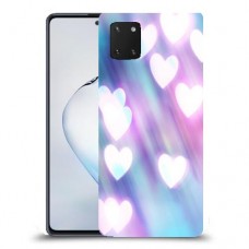 לבבות מעורפלים בכחול כיסוי מגן קשיח מעוצב ל Samsung Galaxy Note10 Lite יחידה אחת סקרין מובייל