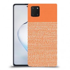 נקודות לבנות בכתום כיסוי מגן קשיח מעוצב ל Samsung Galaxy Note10 Lite יחידה אחת סקרין מובייל