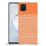 נקודות לבנות בכתום כיסוי מגן קשיח מעוצב ל Samsung Galaxy Note10 Lite יחידה אחת סקרין מובייל