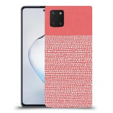 נקודות לבנות בורוד כיסוי מגן קשיח מעוצב ל Samsung Galaxy Note10 Lite יחידה אחת סקרין מובייל