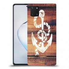 עוגן מעץ כיסוי מגן קשיח מעוצב ל Samsung Galaxy Note10 Lite יחידה אחת סקרין מובייל