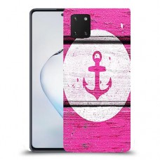 עוגן ורוד מעץ כיסוי מגן קשיח מעוצב ל Samsung Galaxy Note10 Lite יחידה אחת סקרין מובייל