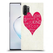 אהבה היא אדיבה כיסוי מגן קשיח מעוצב ל Samsung Galaxy Note10+ 5G יחידה אחת סקרין מובייל