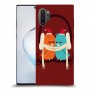זוג יונים כיסוי מגן קשיח מעוצב ל Samsung Galaxy Note10+ 5G יחידה אחת סקרין מובייל