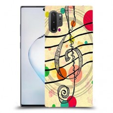 מוסיקה היא החיים שלי כיסוי מגן קשיח מעוצב ל Samsung Galaxy Note10+ 5G יחידה אחת סקרין מובייל