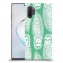 ינשופים על ירוק כיסוי מגן קשיח מעוצב ל Samsung Galaxy Note10+ 5G יחידה אחת סקרין מובייל