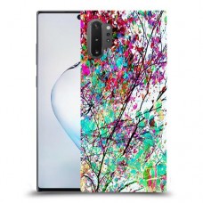 באביב בסגול כיסוי מגן קשיח מעוצב ל Samsung Galaxy Note10+ 5G יחידה אחת סקרין מובייל
