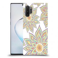 חמניות בלבן כיסוי מגן קשיח מעוצב ל Samsung Galaxy Note10+ 5G יחידה אחת סקרין מובייל