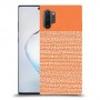 נקודות לבנות בכתום כיסוי מגן קשיח מעוצב ל Samsung Galaxy Note10+ 5G יחידה אחת סקרין מובייל