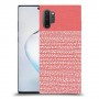 נקודות לבנות בורוד כיסוי מגן קשיח מעוצב ל Samsung Galaxy Note10+ 5G יחידה אחת סקרין מובייל