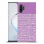 נקודות לבנות בסגול כיסוי מגן קשיח מעוצב ל Samsung Galaxy Note10+ 5G יחידה אחת סקרין מובייל