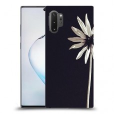 פרח לבן כיסוי מגן קשיח מעוצב ל Samsung Galaxy Note10+ 5G יחידה אחת סקרין מובייל