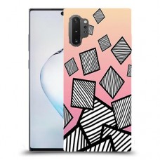 זאברה ריבועים כיסוי מגן קשיח מעוצב ל Samsung Galaxy Note10+ 5G יחידה אחת סקרין מובייל