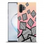 זאברה ריבועים כיסוי מגן קשיח מעוצב ל Samsung Galaxy Note10+ 5G יחידה אחת סקרין מובייל