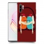 זוג יונים כיסוי מגן קשיח מעוצב ל Samsung Galaxy Note10+ יחידה אחת סקרין מובייל