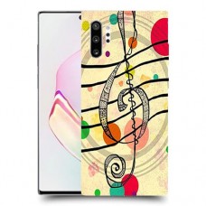 מוסיקה היא החיים שלי כיסוי מגן קשיח מעוצב ל Samsung Galaxy Note10+ יחידה אחת סקרין מובייל