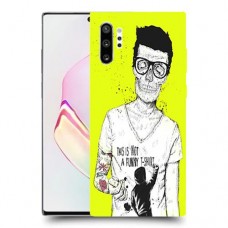 לא חולצת טריקו מצחיקה כיסוי מגן קשיח מעוצב ל Samsung Galaxy Note10+ יחידה אחת סקרין מובייל