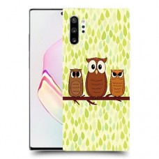 משפחת ינשוף כיסוי מגן קשיח מעוצב ל Samsung Galaxy Note10+ יחידה אחת סקרין מובייל
