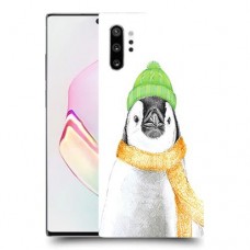 פינגווין בקור כיסוי מגן קשיח מעוצב ל Samsung Galaxy Note10+ יחידה אחת סקרין מובייל