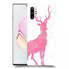 צבי ורוד כיסוי מגן קשיח מעוצב ל Samsung Galaxy Note10+ יחידה אחת סקרין מובייל