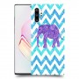 אלפנט סגול כיסוי מגן קשיח מעוצב ל Samsung Galaxy Note10+ יחידה אחת סקרין מובייל