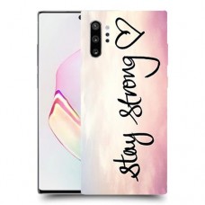 הישאר חזק כיסוי מגן קשיח מעוצב ל Samsung Galaxy Note10+ יחידה אחת סקרין מובייל