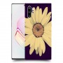 חמניות בשחור כיסוי מגן קשיח מעוצב ל Samsung Galaxy Note10+ יחידה אחת סקרין מובייל