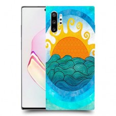 זריחה ליד הים כיסוי מגן קשיח מעוצב ל Samsung Galaxy Note10+ יחידה אחת סקרין מובייל