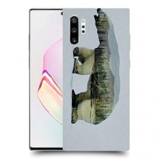 דוב לבן כיסוי מגן קשיח מעוצב ל Samsung Galaxy Note10+ יחידה אחת סקרין מובייל