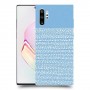 נקודות לבנות בכחול כיסוי מגן קשיח מעוצב ל Samsung Galaxy Note10+ יחידה אחת סקרין מובייל