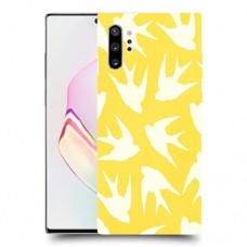 צהוב ציפור החיים כיסוי מגן קשיח מעוצב ל Samsung Galaxy Note10+ יחידה אחת סקרין מובייל