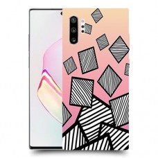 זאברה ריבועים כיסוי מגן קשיח מעוצב ל Samsung Galaxy Note10+ יחידה אחת סקרין מובייל