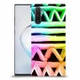 ניאון גיאומטריה כיסוי מגן קשיח מעוצב ל Samsung Galaxy Note10 יחידה אחת סקרין מובייל